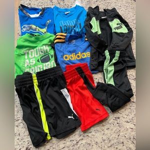 Athletic bundle 2t-3t boys puma and adidas